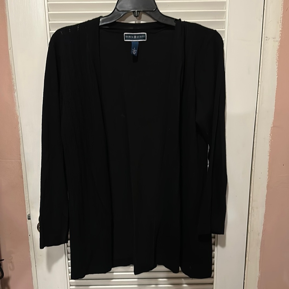 Used black cardigan